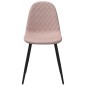 vidaXL Esszimmerstühle 6 Stk. Rosa Samt vidaXL Esszimmerstühle 6 Stk. Rosa Samt