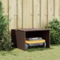 vidaXL Mähroboter-Garage Braun 86x90x52/57 cm Poly Rattan vidaXL Mähroboter-Garage Braun 86x90x52/57 cm Poly Rattan