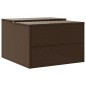 vidaXL Mähroboter-Garage Braun 86x90x52/57 cm Poly Rattan vidaXL Mähroboter-Garage Braun 86x90x52/57 cm Poly Rattan
