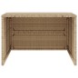 vidaXL Mähroboter-Garage Beige 86x90x52/57 cm Poly Rattan vidaXL Mähroboter-Garage Beige 86x90x52/57 cm Poly Rattan