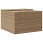 vidaXL Mähroboter-Garage Beige 86x90x52/57 cm Poly Rattan vidaXL Mähroboter-Garage Beige 86x90x52/57 cm Poly Rattan