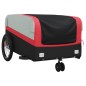 vidaXL Fahrradanhänger Schwarz und Rot 45 kg Eisen vidaXL Fahrradanhänger Schwarz und Rot 45 kg Eisen