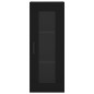 Highboard Schwarz 34,5x34x180 cm Holzwerkstoff Highboard Schwarz 34,5x34x180 cm Holzwerkstoff