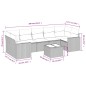 vidaXL 8-tlg. Garten-Sofagarnitur mit Kissen Schwarz Poly Rattan vidaXL 8-tlg. Garten-Sofagarnitur mit Kissen Schwarz Poly Rattan