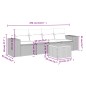vidaXL 5-tlg. Garten-Sofagarnitur mit Kissen Schwarz Poly Rattan vidaXL 5-tlg. Garten-Sofagarnitur mit Kissen Schwarz Poly Rattan