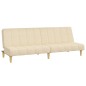 vidaXL Schlafsofa 2-Sitzer Creme Stoff vidaXL Schlafsofa 2-Sitzer Creme Stoff