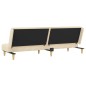 vidaXL Schlafsofa 2-Sitzer Creme Stoff vidaXL Schlafsofa 2-Sitzer Creme Stoff