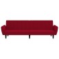 vidaXL Schlafsofa 2-Sitzer Weinrot Samt vidaXL Schlafsofa 2-Sitzer Weinrot Samt