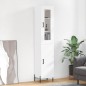 Highboard Weiß 34,5x34x180 cm Holzwerkstoff Highboard Weiß 34,5x34x180 cm Holzwerkstoff