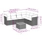 vidaXL 7-tlg. Garten-Sofagarnitur mit Kissen Beige Poly Rattan vidaXL 7-tlg. Garten-Sofagarnitur mit Kissen Beige Poly Rattan