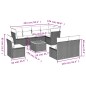 vidaXL 9-tlg. Garten-Sofagarnitur mit Kissen Beige Poly Rattan vidaXL 9-tlg. Garten-Sofagarnitur mit Kissen Beige Poly Rattan