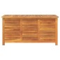 vidaXL Gartenbox mit Lüftungsschlitzen 113x50x56 cm Massivholz Akazie vidaXL Gartenbox mit Lüftungsschlitzen 113x50x56 cm Massivholz Akazie