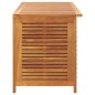 vidaXL Gartenbox mit Lüftungsschlitzen 113x50x56 cm Massivholz Akazie vidaXL Gartenbox mit Lüftungsschlitzen 113x50x56 cm Massivholz Akazie