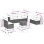 vidaXL 9-tlg. Garten-Sofagarnitur mit Kissen Beige Poly Rattan vidaXL 9-tlg. Garten-Sofagarnitur mit Kissen Beige Poly Rattan