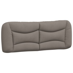 vidaXL Kopfteil-Kissen Taupe 140 cm Stoff