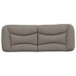 vidaXL Kopfteil-Kissen Taupe 140 cm Stoff