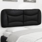 vidaXL Kopfteil-Kissen Schwarz 120 cm Kunstleder vidaXL Kopfteil-Kissen Schwarz 120 cm Kunstleder