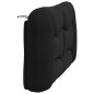 vidaXL Kopfteil-Kissen Schwarz 120 cm Stoff