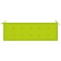 vidaXL Stapelbare Gartenbank mit Auflage 159 cm Massivholz Teak vidaXL Stapelbare Gartenbank mit Auflage 159 cm Massivholz Teak