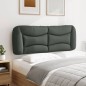 vidaXL Kopfteil-Kissen Dunkelgrau 140 cm Stoff vidaXL Kopfteil-Kissen Dunkelgrau 140 cm Stoff