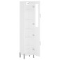 Highboard Weiß 34,5x34x180 cm Holzwerkstoff Highboard Weiß 34,5x34x180 cm Holzwerkstoff