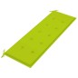 vidaXL Stapelbare Gartenbank mit Auflage 159 cm Massivholz Teak vidaXL Stapelbare Gartenbank mit Auflage 159 cm Massivholz Teak