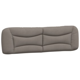 vidaXL Kopfteil-Kissen Taupe 180 cm Stoff