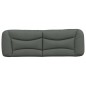 vidaXL Kopfteil-Kissen Dunkelgrau 160 cm Stoff vidaXL Kopfteil-Kissen Dunkelgrau 160 cm Stoff