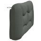 vidaXL Kopfteil-Kissen Dunkelgrau 160 cm Stoff vidaXL Kopfteil-Kissen Dunkelgrau 160 cm Stoff