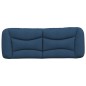 vidaXL Kopfteil-Kissen Blau 140 cm Stoff