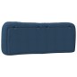vidaXL Kopfteil-Kissen Blau 140 cm Stoff