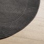 vidaXL Teppich IZA Kurzflor Skandi-Stil Anthrazit Ø 100 cm vidaXL Teppich IZA Kurzflor Skandi-Stil Anthrazit Ø 100 cm