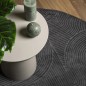 vidaXL Teppich IZA Kurzflor Skandi-Stil Anthrazit Ø 100 cm vidaXL Teppich IZA Kurzflor Skandi-Stil Anthrazit Ø 100 cm