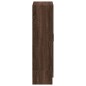 vidaXL Bücherschrank Braun Eichen-Optik 82,5x30,5x115 cm Holzwerkstoff vidaXL Bücherschrank Braun Eichen-Optik 82,5x30,5x115 cm Holzwerkstoff