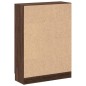 vidaXL Bücherschrank Braun Eichen-Optik 82,5x30,5x115 cm Holzwerkstoff vidaXL Bücherschrank Braun Eichen-Optik 82,5x30,5x115 cm Holzwerkstoff