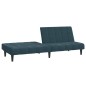 vidaXL Schlafsofa 2-Sitzer Blau Samt vidaXL Schlafsofa 2-Sitzer Blau Samt