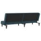 vidaXL Schlafsofa 2-Sitzer Blau Samt vidaXL Schlafsofa 2-Sitzer Blau Samt