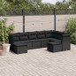 vidaXL 9-tlg. Garten-Sofagarnitur mit Kissen Schwarz Poly Rattan vidaXL 9-tlg. Garten-Sofagarnitur mit Kissen Schwarz Poly Rattan