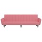 vidaXL Schlafsofa 2-Sitzer Rosa Samt vidaXL Schlafsofa 2-Sitzer Rosa Samt
