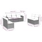 vidaXL 7-tlg. Garten-Sofagarnitur mit Kissen Schwarz Poly Rattan vidaXL 7-tlg. Garten-Sofagarnitur mit Kissen Schwarz Poly Rattan
