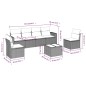 vidaXL 7-tlg. Garten-Sofagarnitur mit Kissen Beige Poly Rattan vidaXL 7-tlg. Garten-Sofagarnitur mit Kissen Beige Poly Rattan