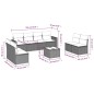 vidaXL 9-tlg. Garten-Sofagarnitur mit Kissen Beige Poly Rattan vidaXL 9-tlg. Garten-Sofagarnitur mit Kissen Beige Poly Rattan