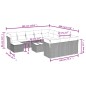 vidaXL 13-tlg. Garten-Sofagarnitur mit Kissen Beige Poly Rattan vidaXL 13-tlg. Garten-Sofagarnitur mit Kissen Beige Poly Rattan