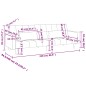 vidaXL Schlafsofa 2-Sitzer mit 2 Kissen Dunkelgrün Samt vidaXL Schlafsofa 2-Sitzer mit 2 Kissen Dunkelgrün Samt