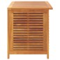 vidaXL Gartenbox mit Lüftungsschlitzen 90x50x56 cm Massivholz Akazie vidaXL Gartenbox mit Lüftungsschlitzen 90x50x56 cm Massivholz Akazie