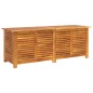 vidaXL Gartenbox mit Lüftungsschlitzen 150x50x56 cm Massivholz Akazie vidaXL Gartenbox mit Lüftungsschlitzen 150x50x56 cm Massivholz Akazie