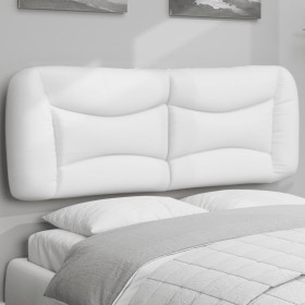vidaXL Kopfteil-Kissen Weiß 120 cm Kunstleder