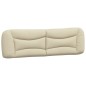 vidaXL Kopfteil-Kissen Creme 180 cm Stoff vidaXL Kopfteil-Kissen Creme 180 cm Stoff