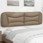 vidaXL Kopfteil-Kissen Cappuccino-Braun 180 cm Kunstleder vidaXL Kopfteil-Kissen Cappuccino-Braun 180 cm Kunstleder
