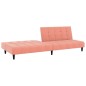 vidaXL Schlafsofa 2-Sitzer Rosa Samt vidaXL Schlafsofa 2-Sitzer Rosa Samt